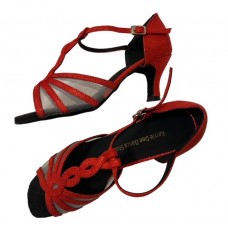 TIFFANY RED SHIMMER - 2.5 INCH HEEL